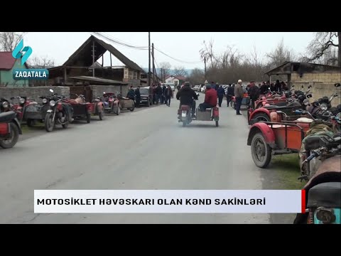 Motosiklet heveskari olan kend sakinleri... | Kanal S Xeber