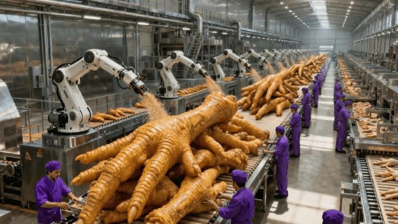 Bagaimana Mesin Memproses Ribuan Ceker Ayam Setiap Jam