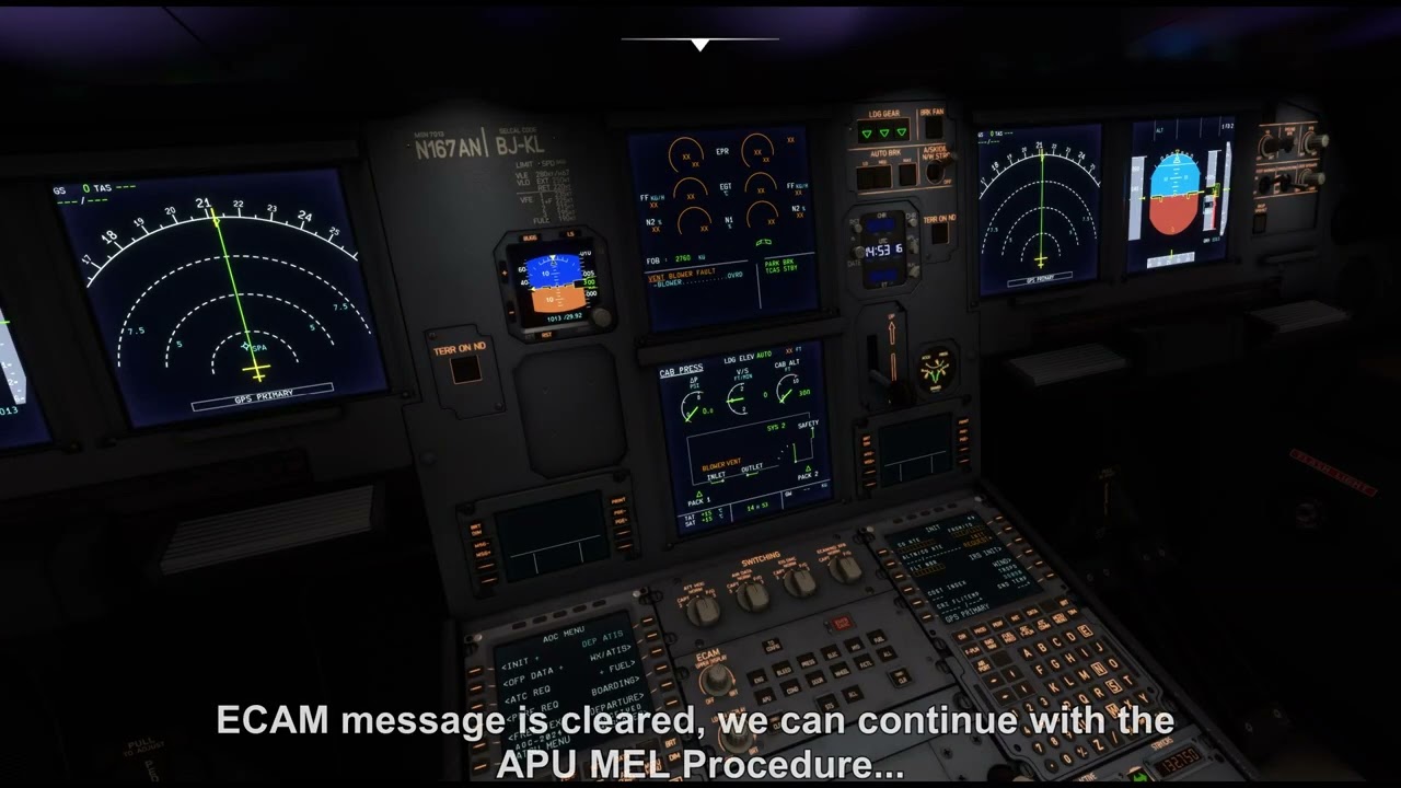 FlightSimLabs A321 - MEL, TechLog and GPS Jamming