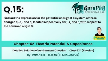 Ch02Q15 (Electric Potential & Capacitance) Assignment Solutions