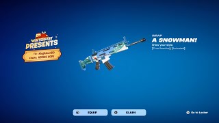 How To Get A Snowman! Wrap NOW FREE In Fortnite (Unlocked A Snowman! Style)