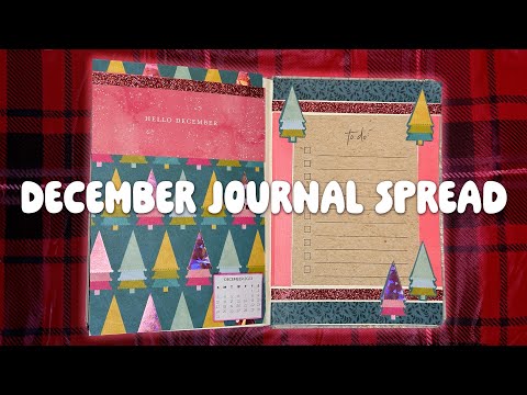 My December 2023 Journal Spread 📖 | Vlogmas Day 4