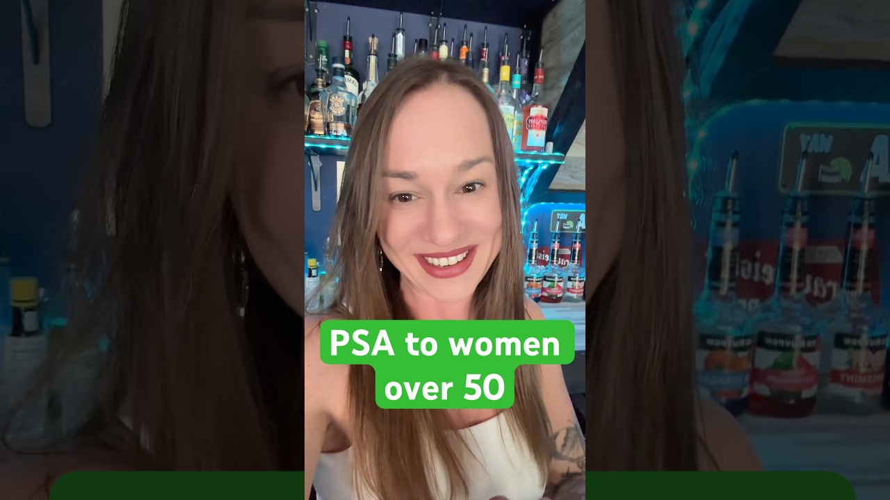 Send this to your mom 🥰 #truestory #bartender #over50 #psa