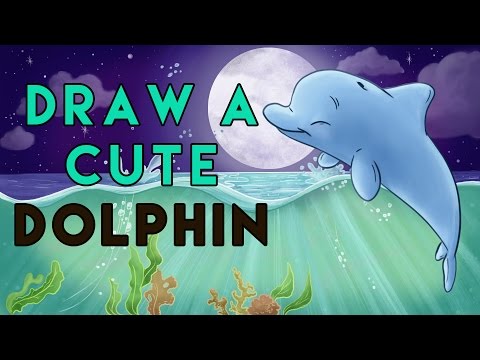 Video: Hvordan Man Tegner En Delfin I Havet