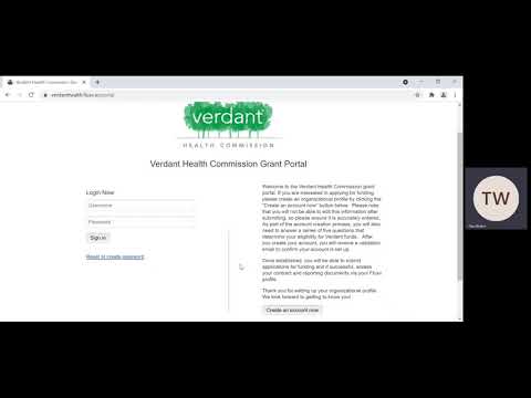 Grant Portal (Fluxx) sign-up instructions