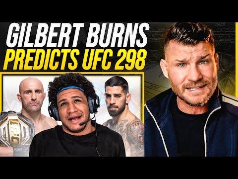 BISPING interview: Gilbert Burns PREDICTS UFC 298: Volkanovski vs Topuria