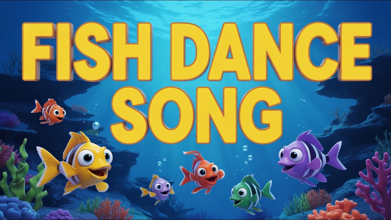 The Happy Fish Family Song for Kids Learn About Ocean Friends and ...