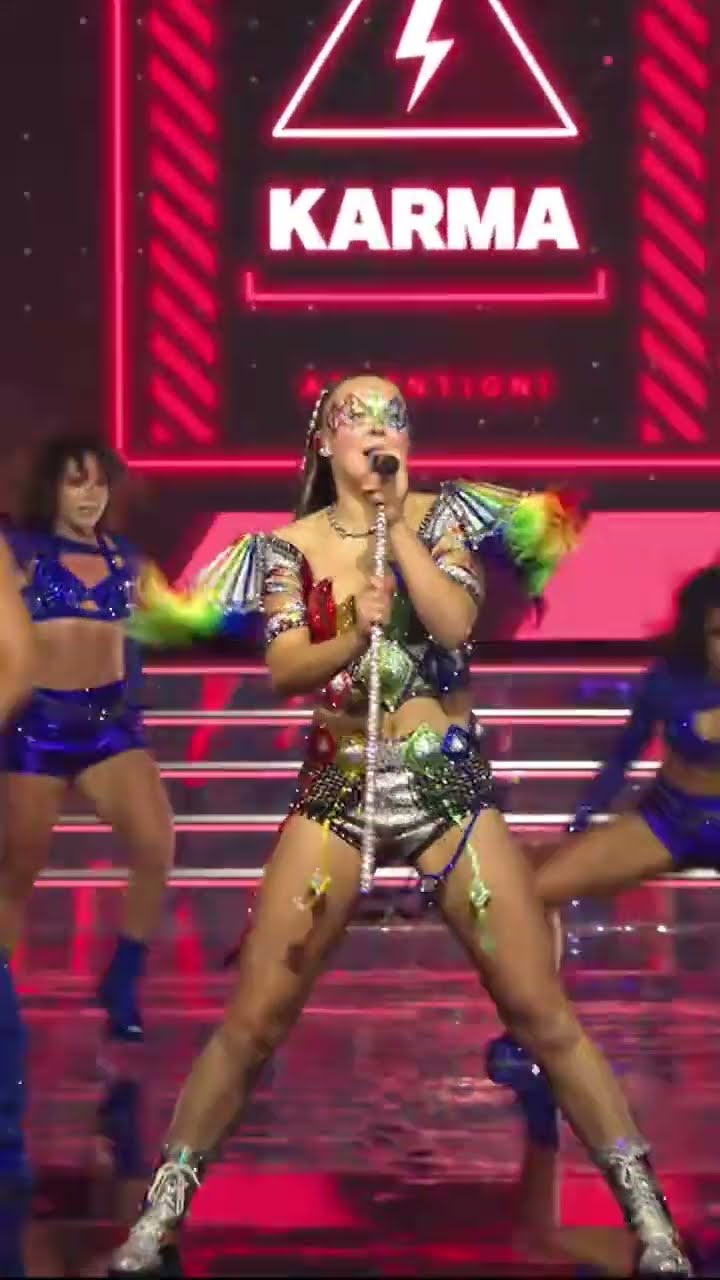 KARMA LIVE at the ❤️?️‍?✨ #itsjojosiwa #shorts