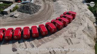 Aflevering 12 Fiat Doblo&#39;s aan Zandbergen Transport