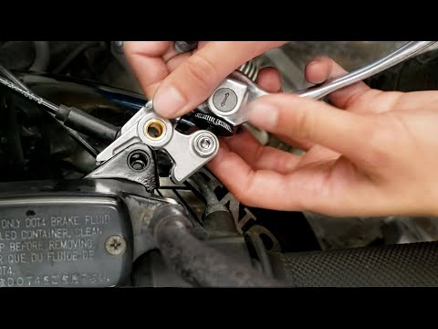 How To Replace Motorcycle Clutch & Brake Levers **UPDATE IN DESCRIPTION**