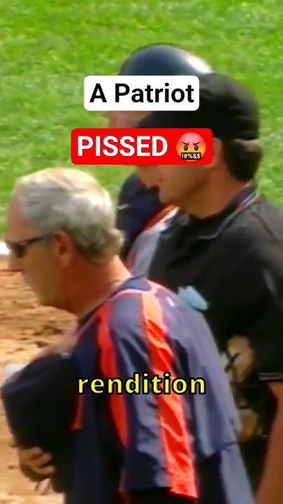 I'm Pissed Not Unpatriotic #baseball - YouTube