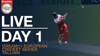 🔴 Live European Cricket Series Tallinn, Estonia, Day 1 | Cricket Live Stream