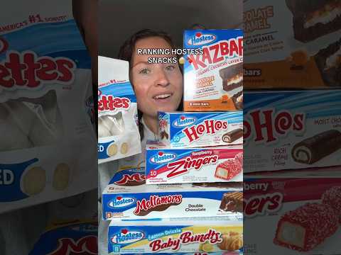 Ranking Hostess Snacks! 🧁🍫 | Ranking Food Review #hostess #tastetest
