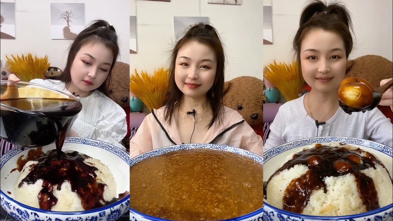 红糖糯米饭 | sticky rice ASMR