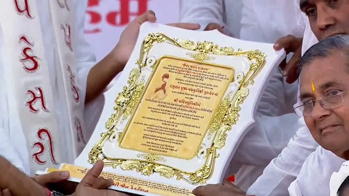 Jain Federation  Took Blessings of Rastra saint Gu...