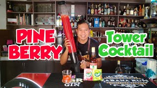 PINE BERRY | Tower Cocktail | Alak Tutorials