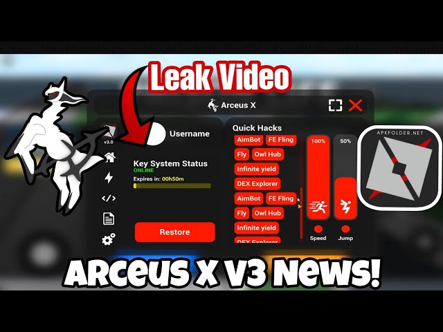 These Are The Leaks Of Arceus X V3 New UI! #fypsounds #fypgakni