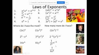 Exponents Distributed