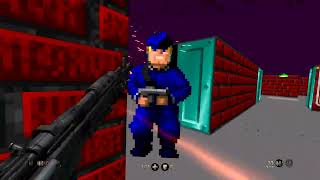 Wolfenstein: The Old Blood - Nightmare! Easter Egg: Wolfenstein 3D - E1M1 + E1M10 (2015)