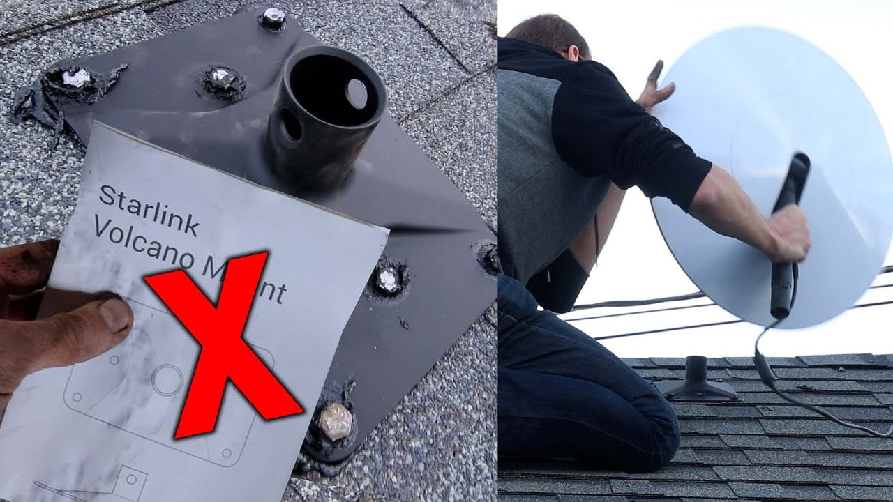 SpaceX Starlink Volcano Mount Altered guide YouTube