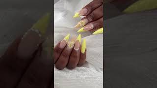 Sunshine on your fingertips. Bright, bold, and blooming at Q Nails Salon Houston & Cypress