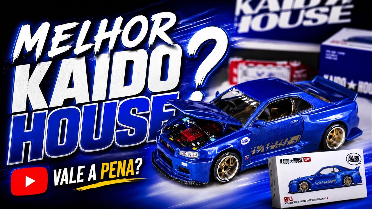 UNBOXING 📦 Kaido House x MINIGT 1:64 NISSANSkyline GT-R (R34