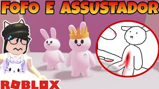 CUIDADO COM ESSE JOGO... CONSEGUI ESCAPAR do REI COELHO (Bunnytale Roblox) screenshot 5