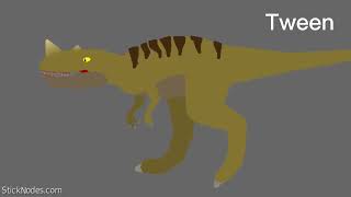 Carnivores 2 Ceratosaurus Walking Test||Sticknodes