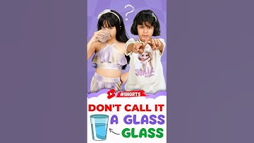 Never Say ❌Glass of Glass | Kids English by Adi Connection #shorts