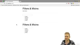 XIII. Filters and Mixins. 5. Understanding Mixins