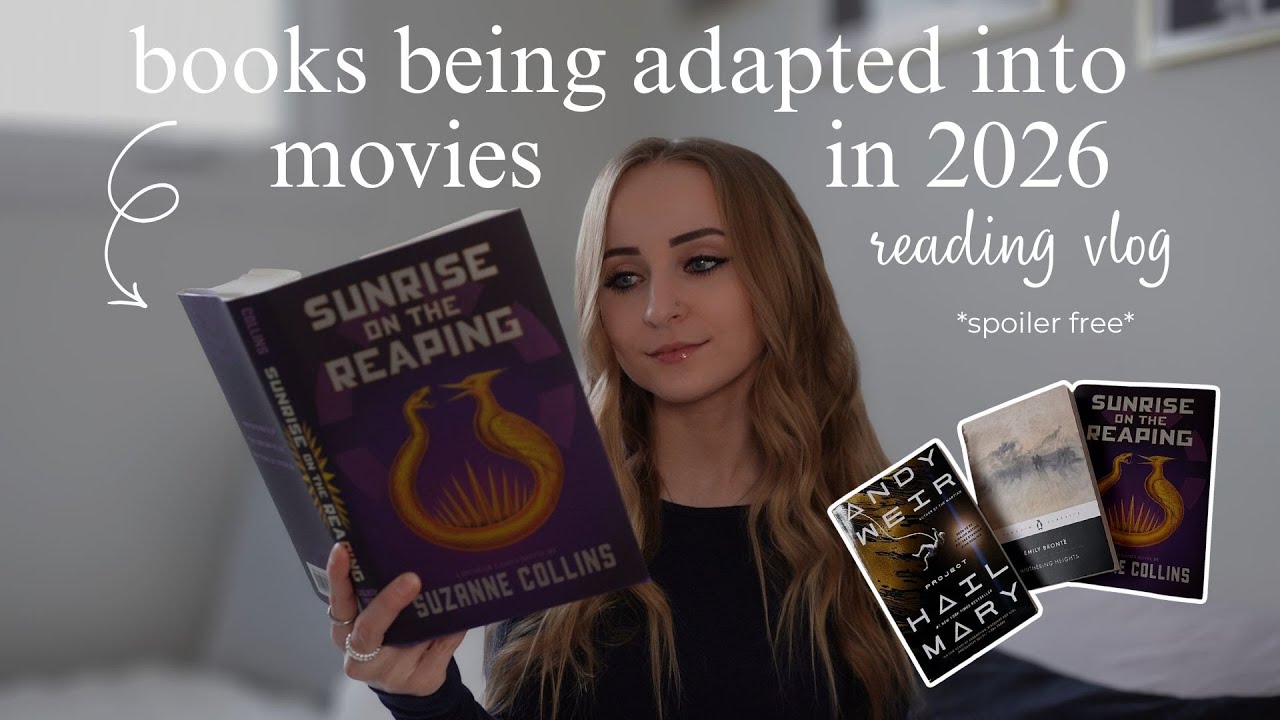 reading books being adapted into movies in 2026 📚🎬 *spoiler free reading vlog*