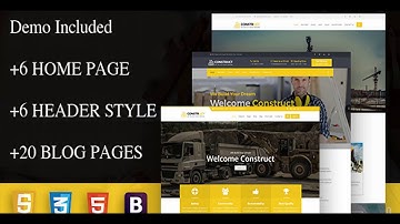 construct - Construction Corporate Business Drupal 8 Theme | Themeforest Website Templates and