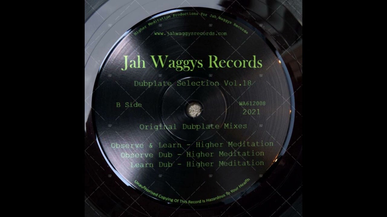Higher Meditation - Observe & Learn (Jah Waggys Records)