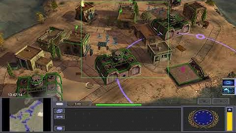 C&C Generals 2 ( Zero Hour) 1v1 using EU Basic General
