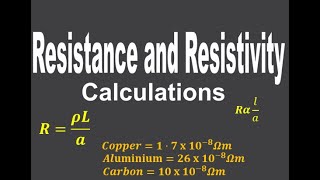 Resistance & Resistivity (Example 5),