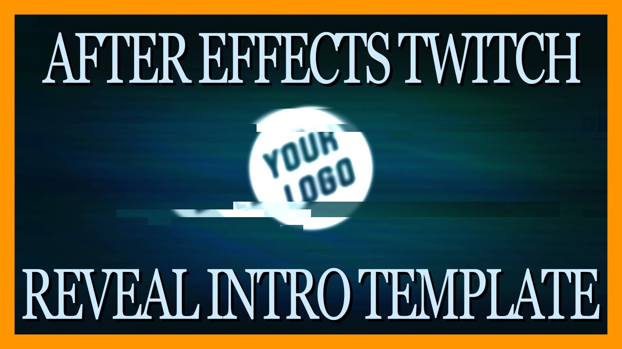 Professional 2d Advanced After Effects Template Twitch Glitch Intro With Sound Top 10 Intros Professional After Effects Templates