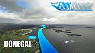 Microsoft Flight Simulator - Посадка в Донегол (EIDL) Bonanza G36
