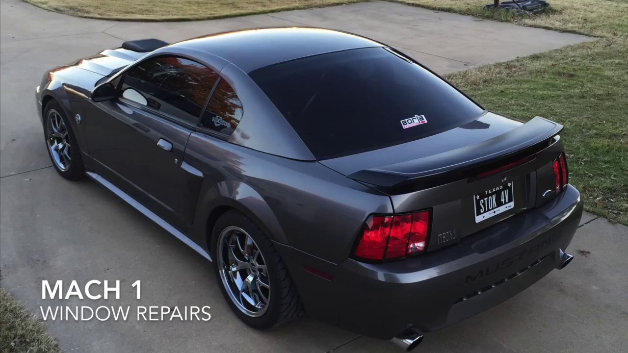 99 04 Mustang Window Track Repair Youtube