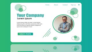 How  to create a Website Template Design in Adobe  Illustrator CC  Tutorial 2021, 2022 | PART : 1