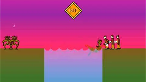 Missionaries & Cannibals game solution