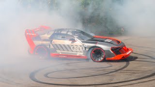 BEST DRIFTS & POWERSLIDES at the FAMOUS Turnaround! Goodwood FOS 2023