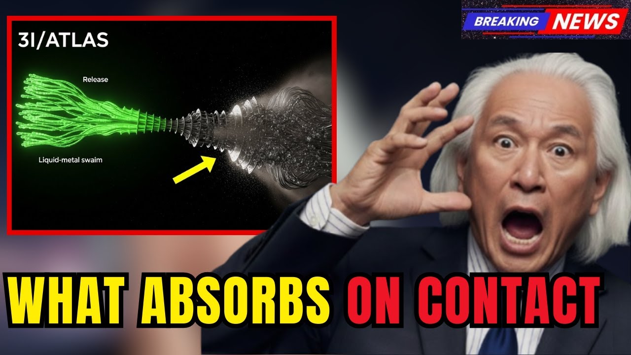 3I/ATLAS Just Released a Liquid Metal Swarm — Consuming Everything It Contacts | Michio Kaku