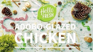 Adobo Glazed Chicken With Garlic Rice & Green Beans