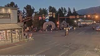 2017 Solar Eclipse   Jackson Hole, WY (See Jackson Hole Cam on YouTube live stream)