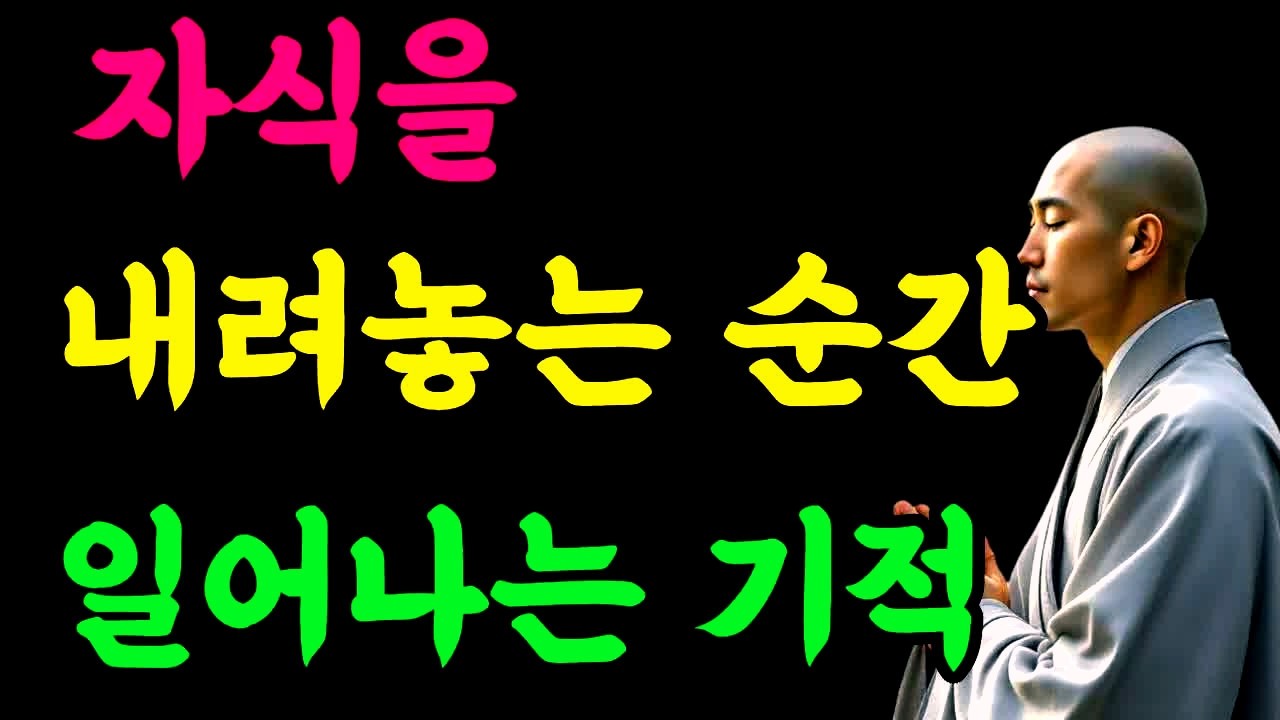 자식을 내려놓는 순간 일어나는 기적, 부처님 가르침#부처님말씀 #불교명상 #마음공부 #인연법 #업장소멸#내려놓는법 #부모와자식#삶의지혜 #불법#마음치유 #명상채널 #불교철학