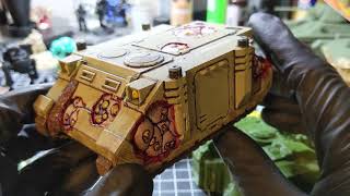 NURGLE CHAOS SPACE MARINES RHINO 3D PRINTED 40K TANKS | WARHAMMER 40K | MOOSEWORKS PLASTIC SOLDIERS