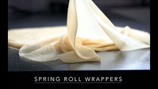 spring roll wrappers, samosa patti, samosa sheets, how to make and how to fold it in three easy ways