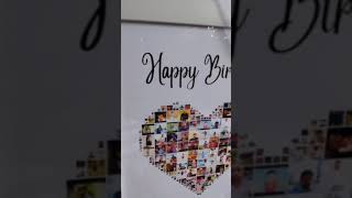 Birthday Gift Idea | heart shaped photo frame | phinsh photo Collage app | Canva app screenshot 1