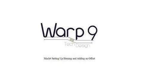 Mach4 Homing and Offset