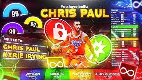 NBA 2K21 Most OP Park Build 2 Way Shot Creator Chris Paul Build